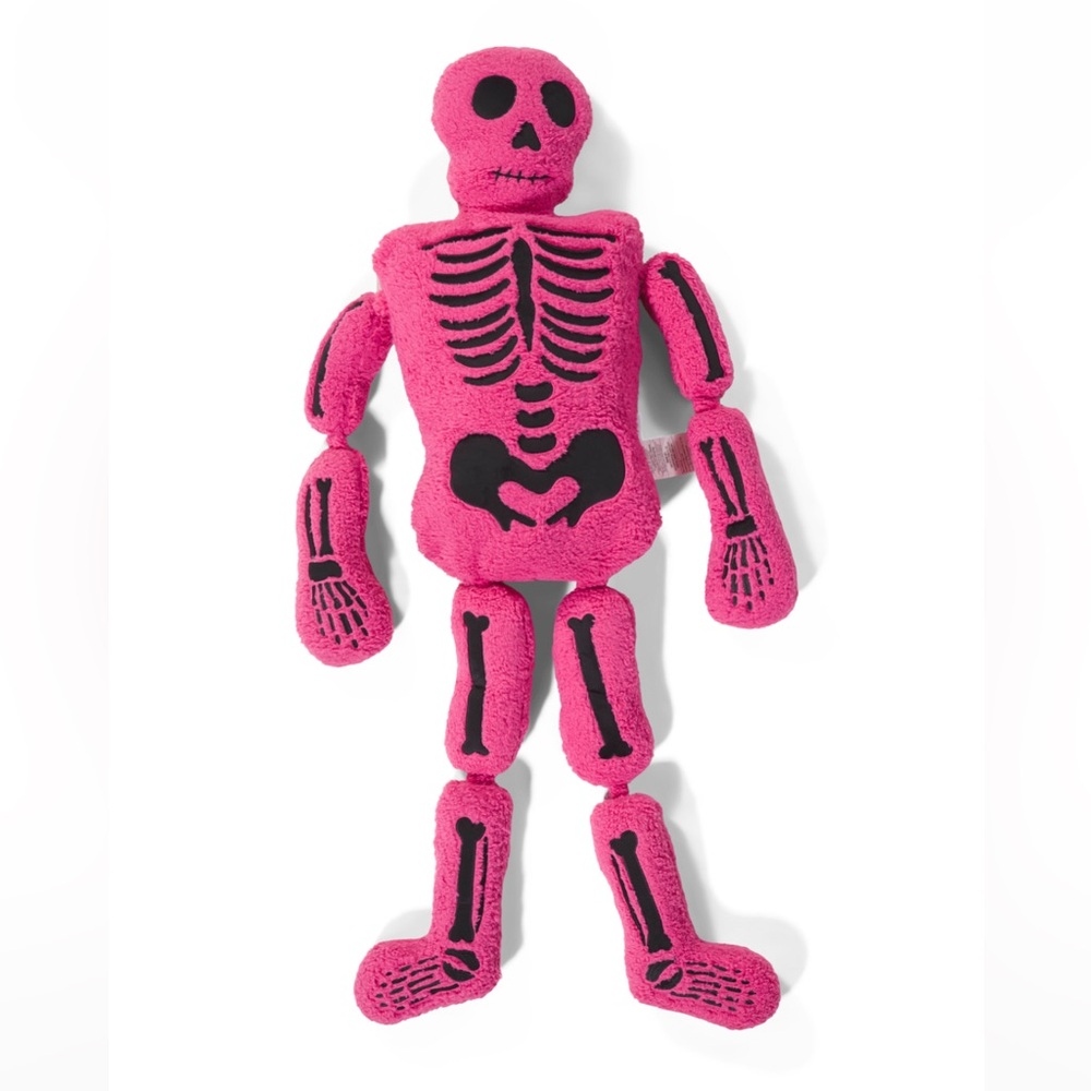 ISAAC MIZRAHI NEW YORK Pink Skeleton Pillow